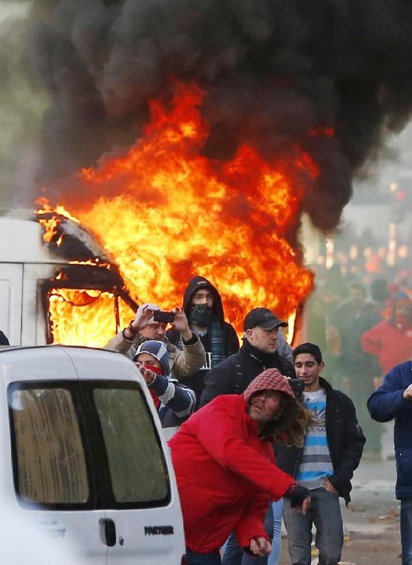 Belgians demonstrate over austerity measures