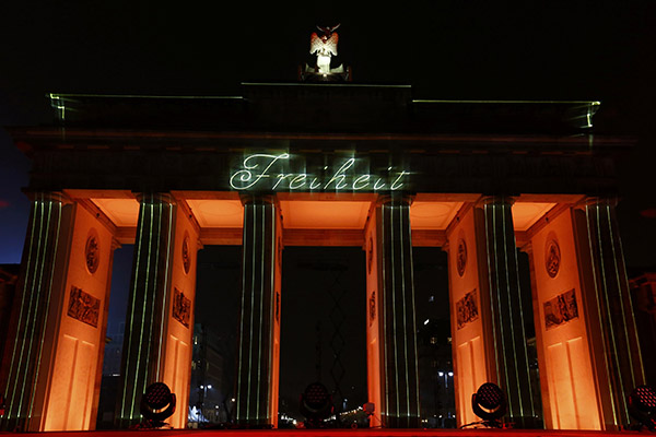 Germany celebrates 25th anniversary of fall of Berlin Wall