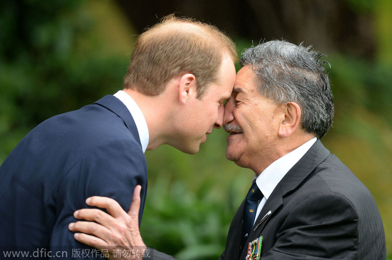 Traditional Maori welcome greets personalities