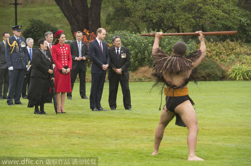 Traditional Maori welcome greets personalities