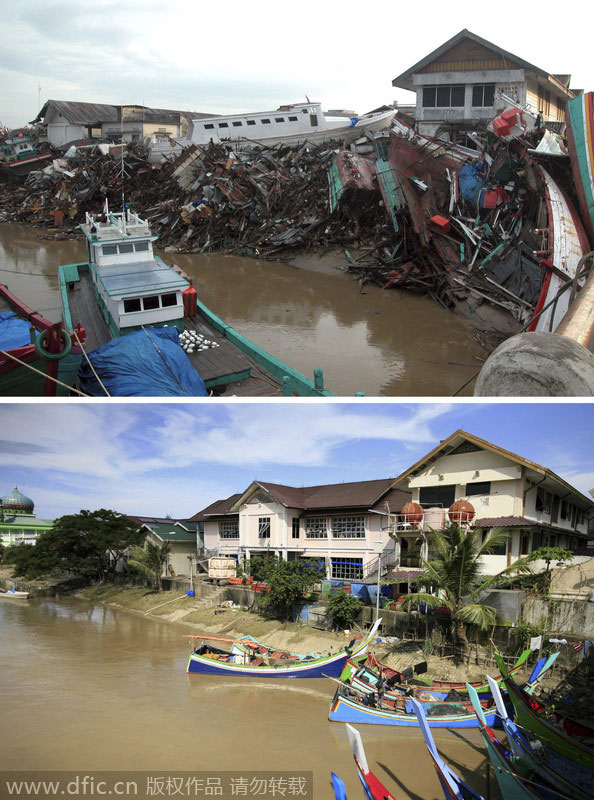 10 years after tsunami: then and now