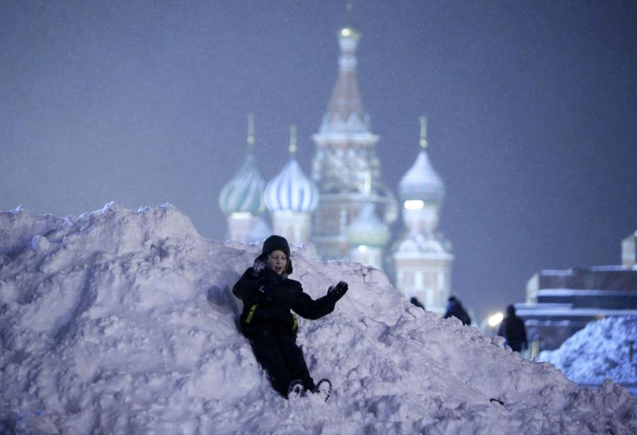 White Christmas in Moscow