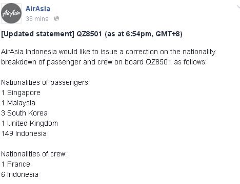 <BR>Flight from Indonesia to Singapore goes missing