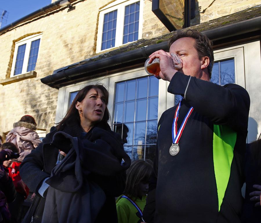 Cameron takes part in Great Brook Run