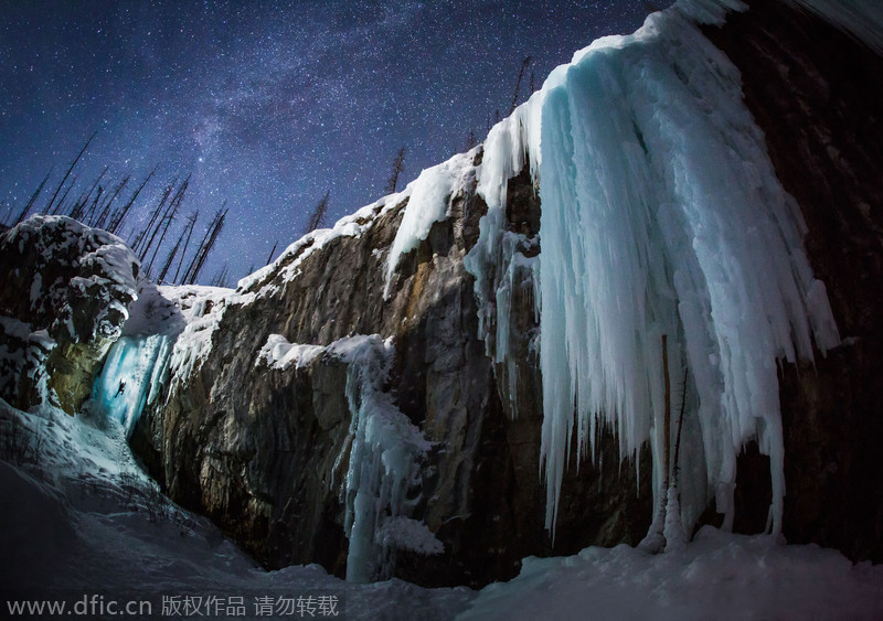 Ice scalers embrace stars in all their glory