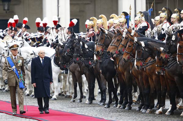 Italy's new president gets unanimous welcome