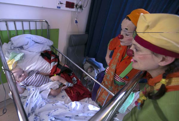 Clown therapy for sick children