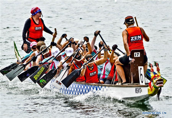 Dragon boat race to celebrate Chinese New Year in Sydney