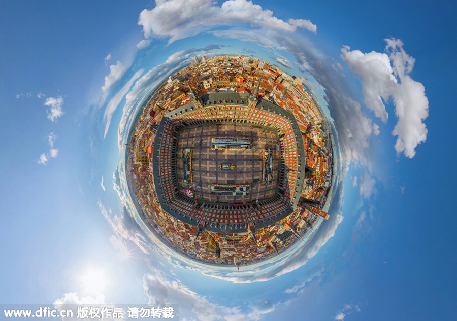 Your city in the shape of tiny round planet