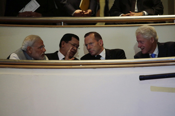 World dignitaries at state funeral of Lee Kuan Yew