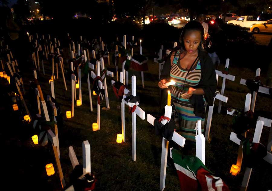 Vigil held to mourn victims of al Shabaab attack in Kenya