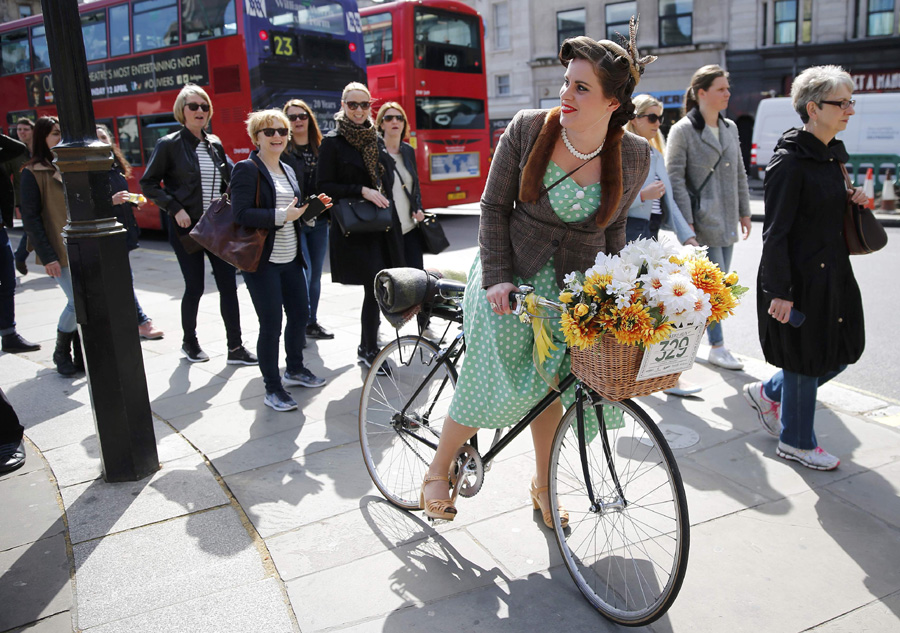 Annual Tweed Run held in central London