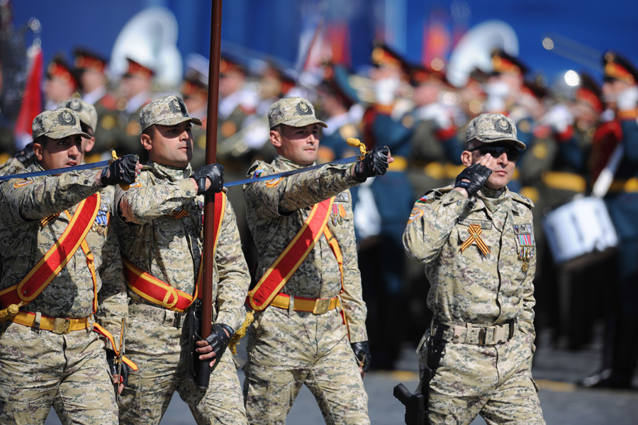 A glimpse of last rehearsal for V-Day parade