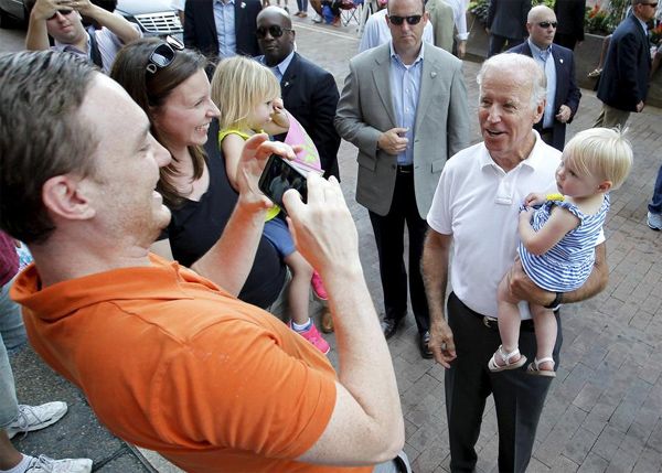 Hillary Clinton's lead eroded by Joe Biden's surge in poll