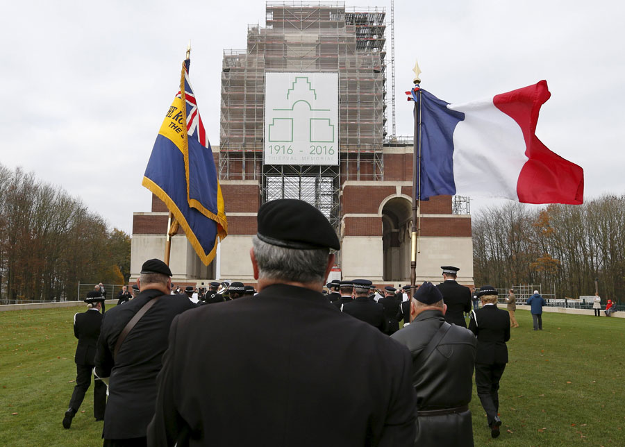 European countries honor war dead on Armistice Day