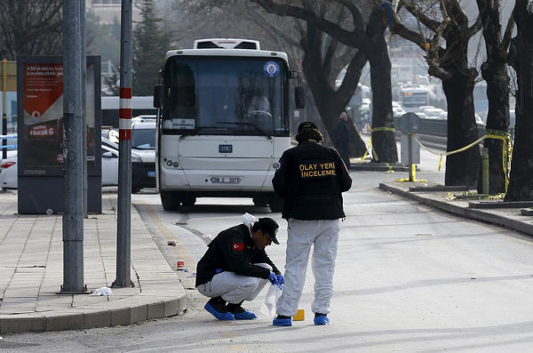 China blames terrorism after Ankara attack