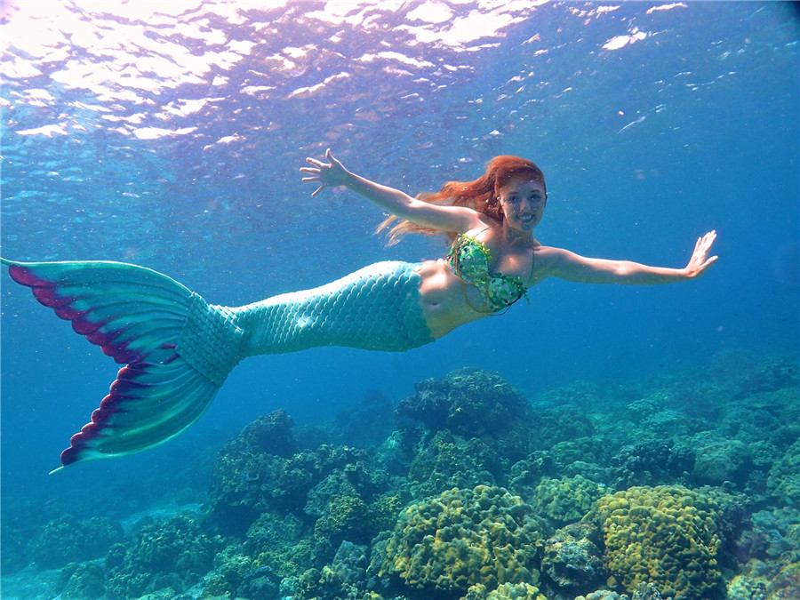 Meet Melanie, the real-life mermaid