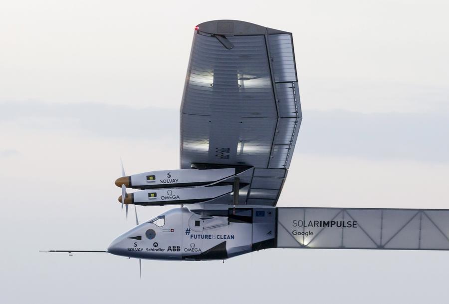 Solar Impulse 2 back in the air after battery upgrade