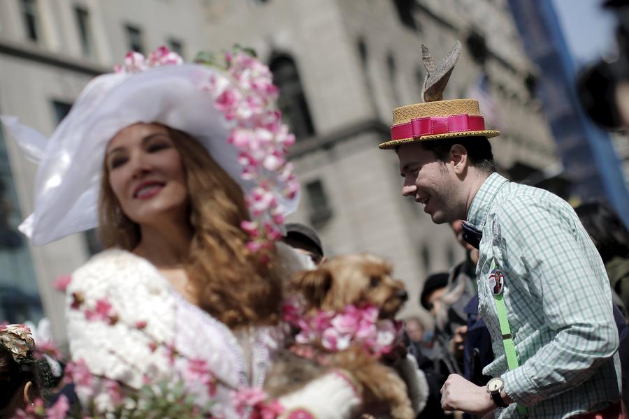 Easter Parade and Bonnet Festival brings fancy headwear to NYC