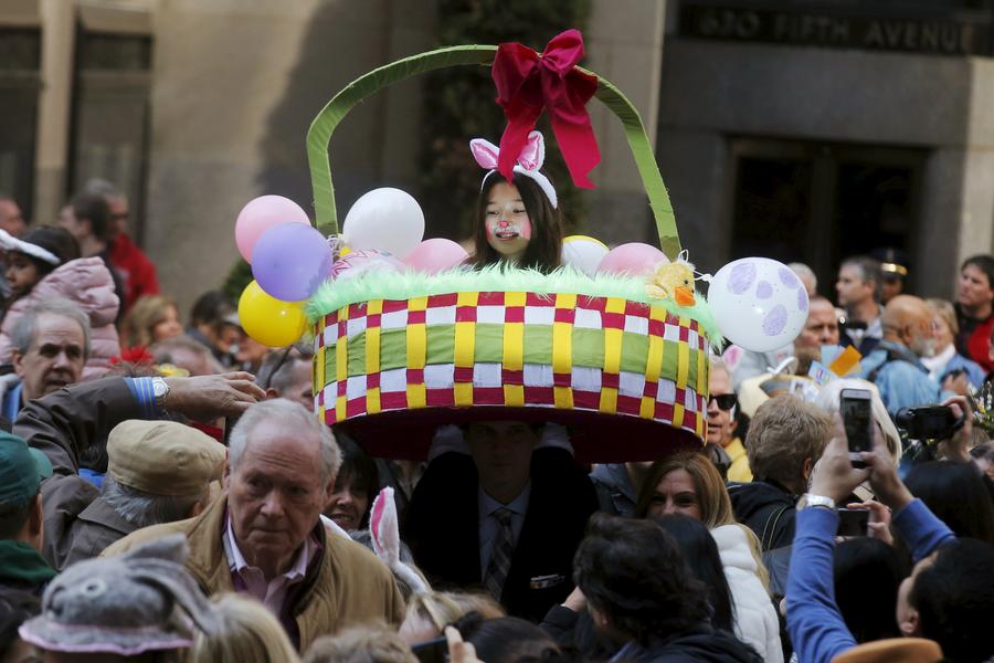 Easter Parade and Bonnet Festival brings fancy headwear to NYC