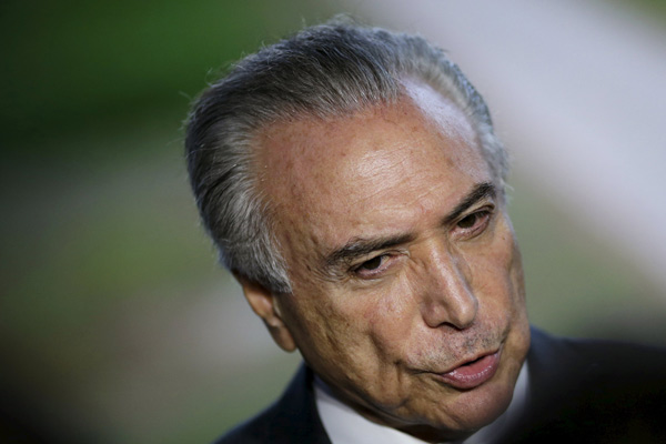 Brazilian vice-president criticized over leaked audio message
