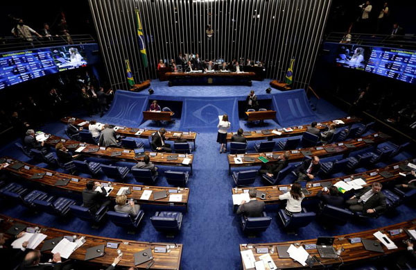 Brazil Senate debates impeachment trial as Rousseff's removal looms