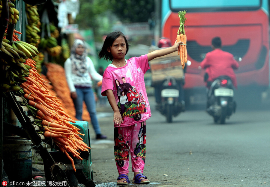 Carrying bricks to selling carrots: Life of child laborers