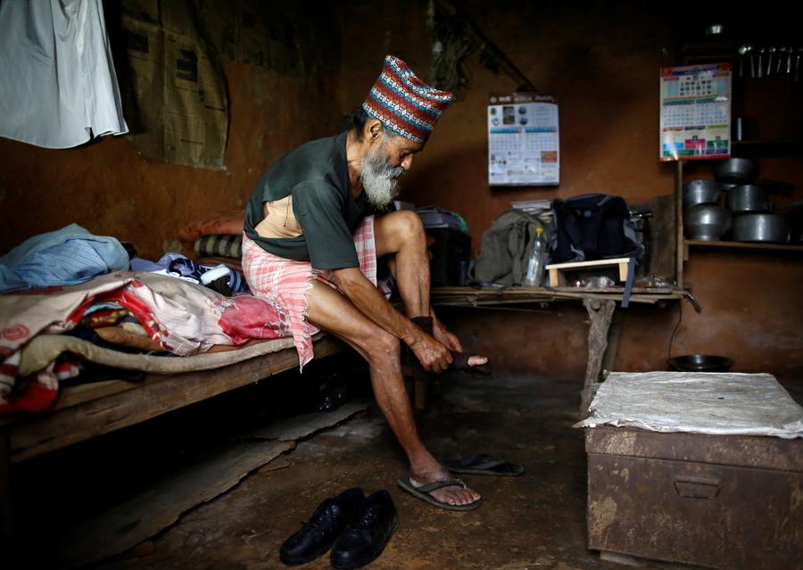 Never too old to learn; Nepal's 68-year-old student