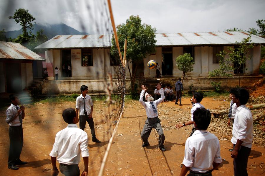 Never too old to learn; Nepal's 68-year-old student