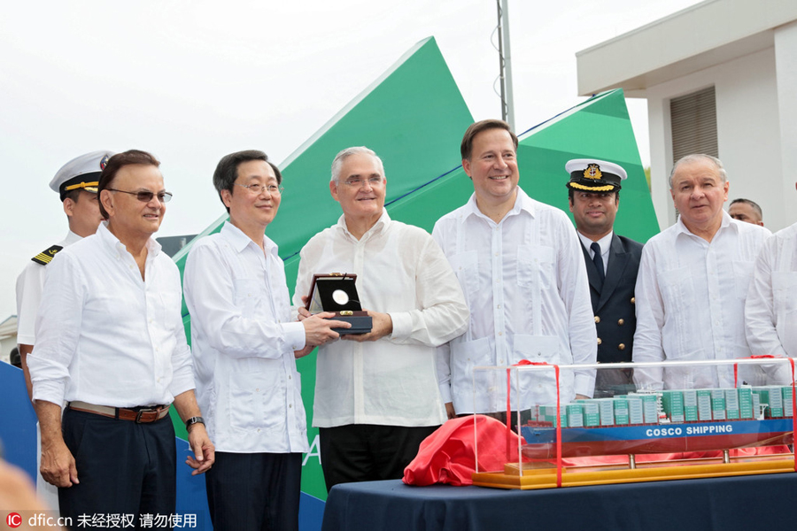 Panama Canal opens with Chinese ship making first passage