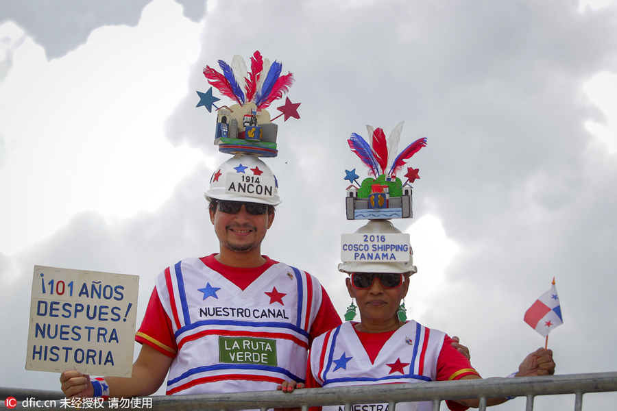 Panama Canal opens with Chinese ship making first passage