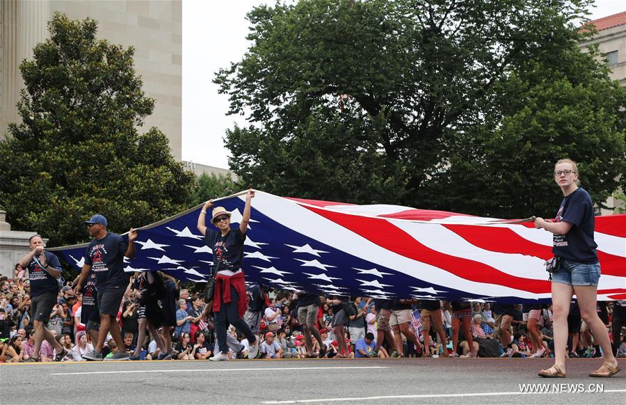 Independence Day parade held in Washington D.C.