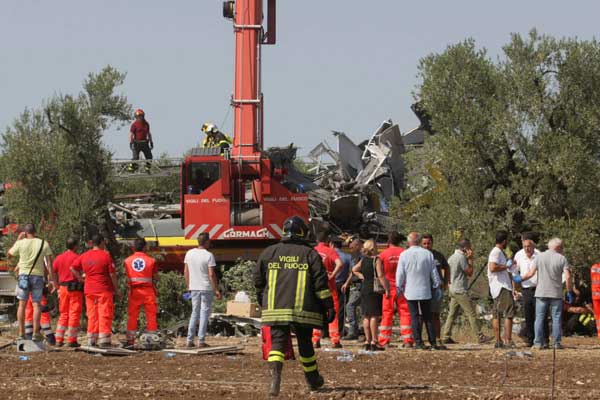 Italy's head-on train collision leaves at least 25 dead, 50 injured