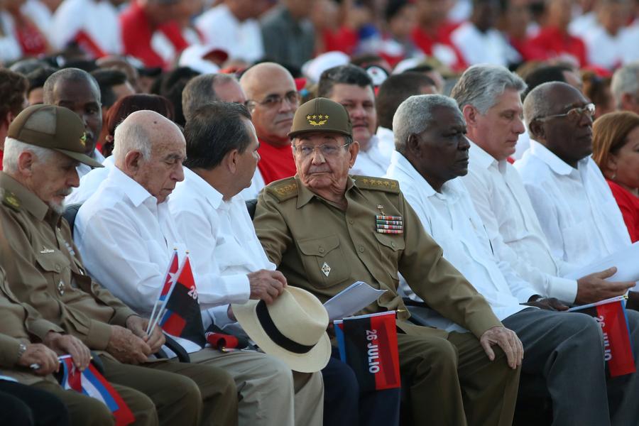 Raul Castro attends commemoration ceremony of National Rebellion Day