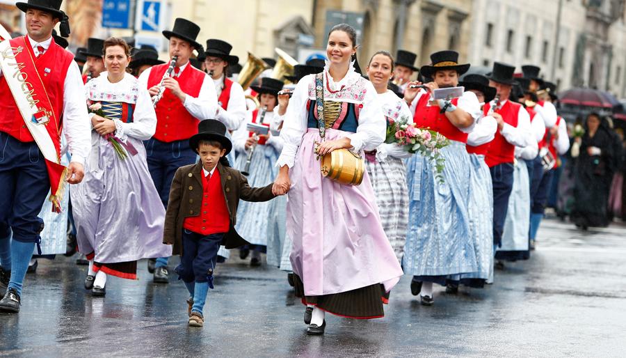 Oktoberfest parade held in Munich