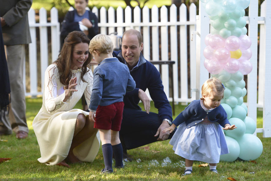 Happy hour for prince and princess in Canada