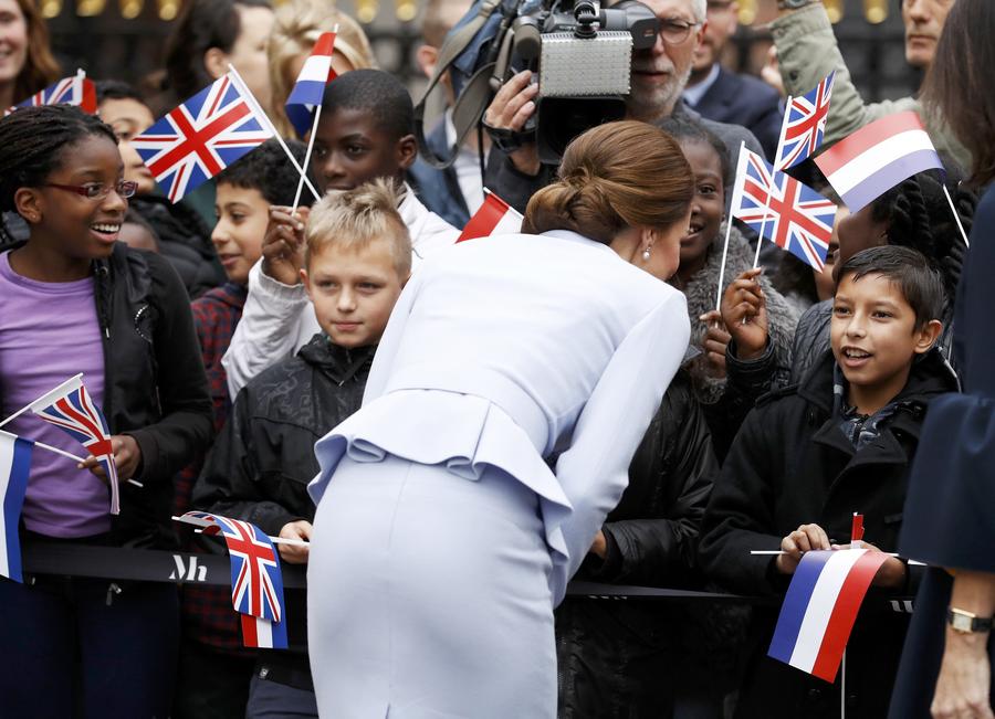 Britain's Kate visits the Netherlands