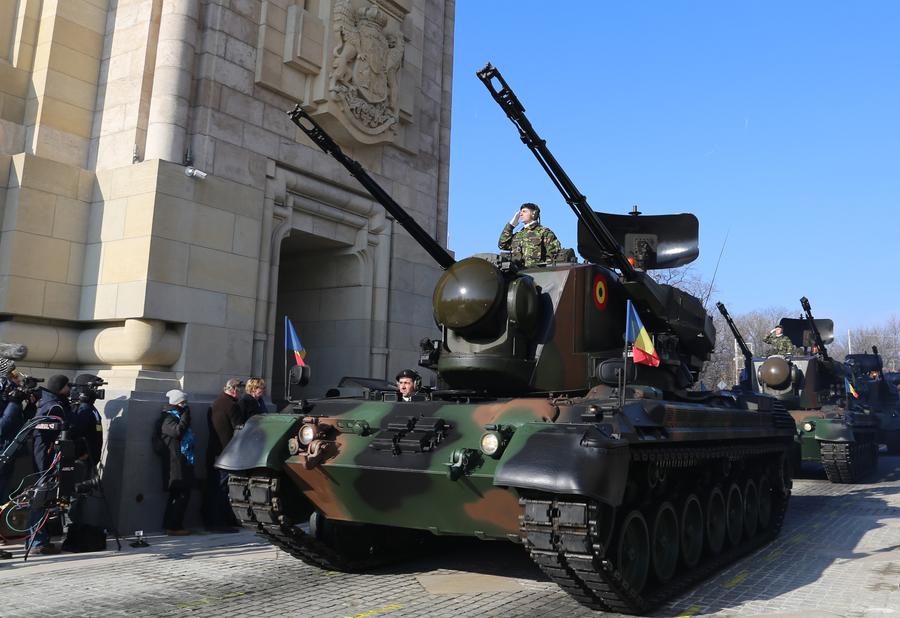 Military parade held to celebrate Romania's National Day