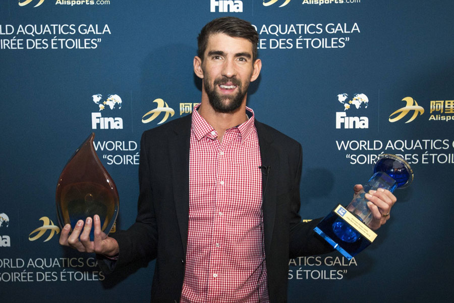 Michael Phelps named best swimmer of the year by FINA