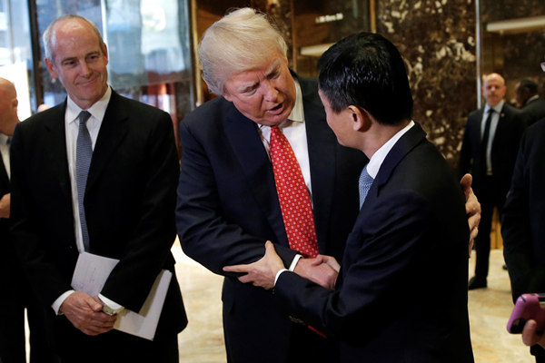 Alibaba's Jack Ma meets with Trump