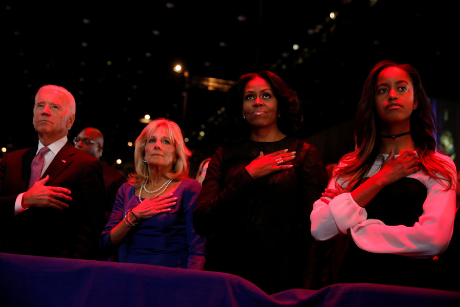 In final address, Obama touts values and prods Trump