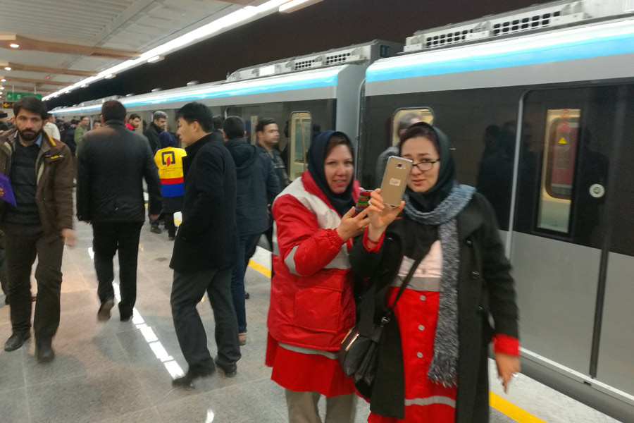 China-made subway trains run in Iranian city Mashhad