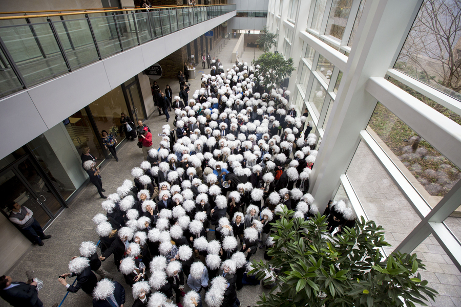 The largest gathering of Albert Einstein lookalikes