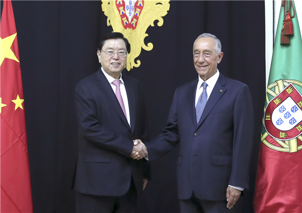 China-Portugal ties enjoy unprecedented high -- China's top legislator