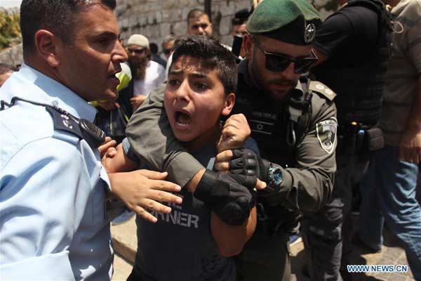 Muslim protest continues as Israel reopens Jerusalem's al-Aqsa compound