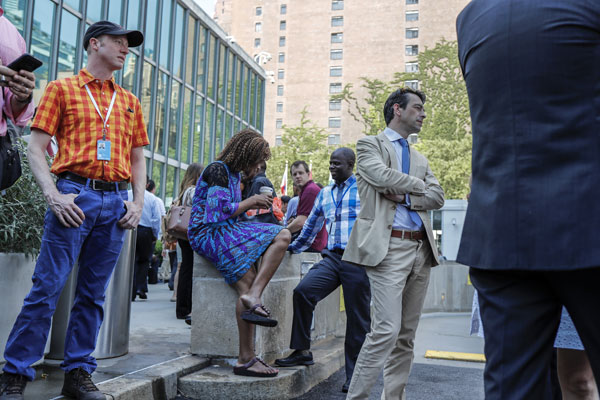 Around 2,000 people evacuated from UN headquarters after fire alarm