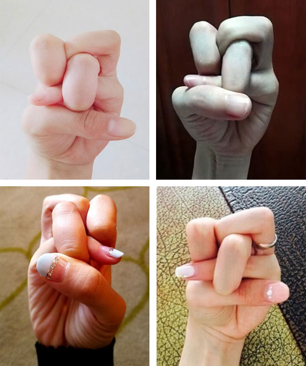 Can you make a 'finger knot'?