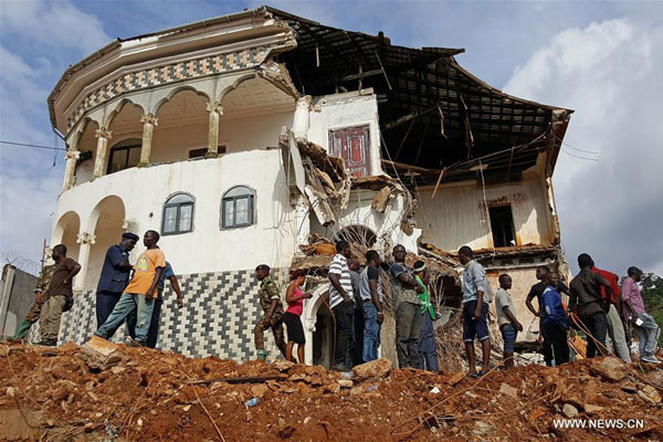 Sierra Leone President declares 7-day national mourning for mudslide victims