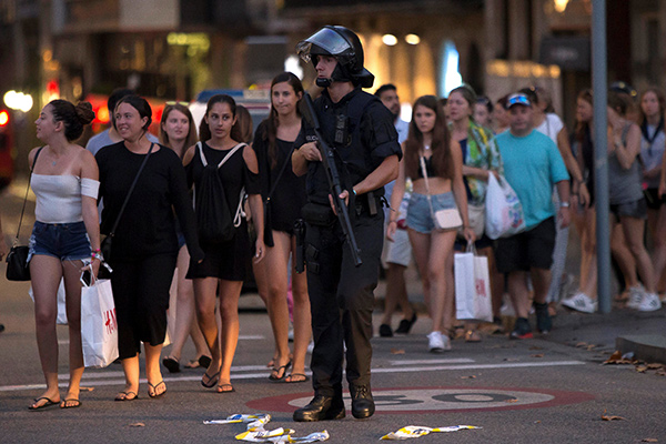 Hong Kong tourist slightly injured in terrorist attack in Barcelona