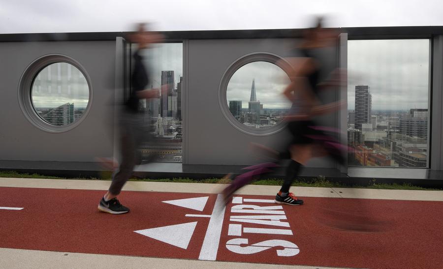 White Collar Factory unveils London's highest rooftop running track